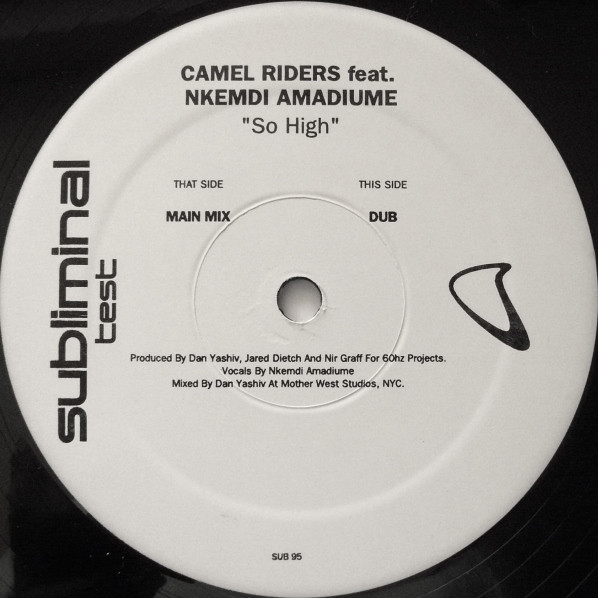 Cover Camel Riders Feat. Nkemdi Amadiume - So High (12, TP) Schallplatten Ankauf