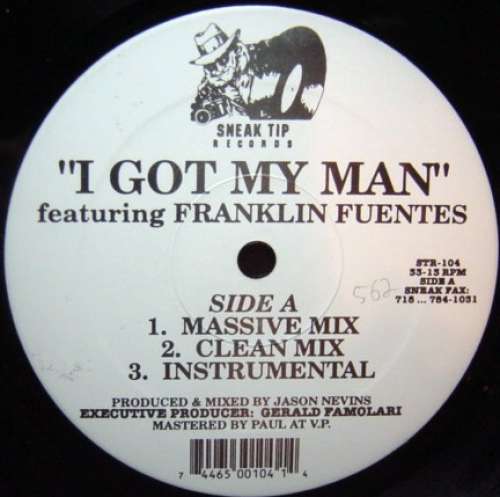 Cover Jason Nevins Featuring Franklin Fuentes - I Got My Man (12) Schallplatten Ankauf