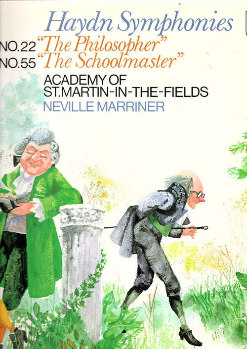 Cover Haydn*, Academy Of St. Martin-In-The-Fierlds*, Neville Marriner* - Haydn Sinfonien Nr.22 „Der Philosoph“ - Nr.55 „Der Schulmeister“  (LP, Album) Schallplatten Ankauf
