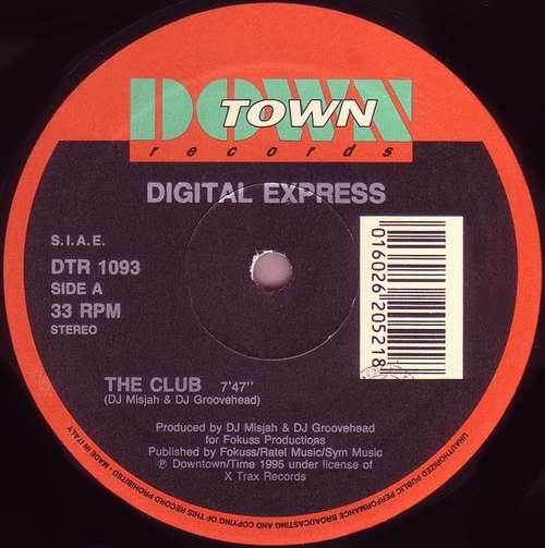 Cover Digital Express - The Club (12) Schallplatten Ankauf
