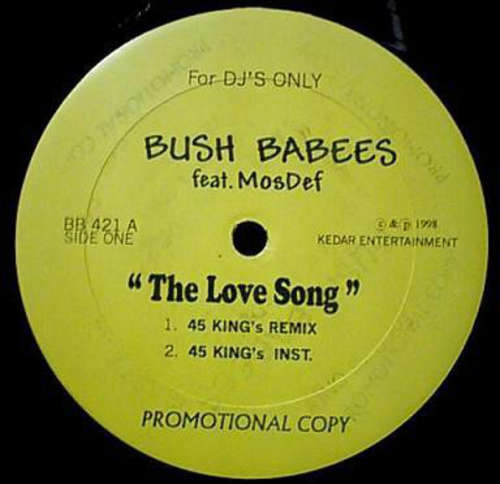 Cover Bush Babees* - The Love Song (Remixes) (12) Schallplatten Ankauf