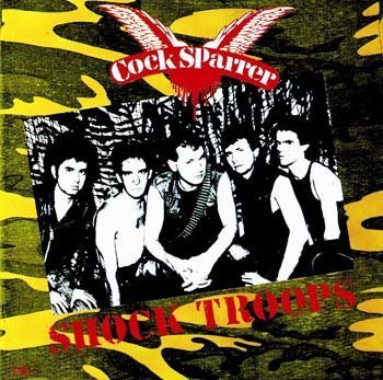 Cover Cock Sparrer - Shock Troops (LP, Album, RE) Schallplatten Ankauf