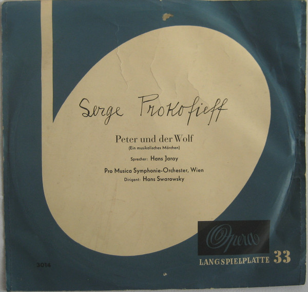 Cover Pro Musica Symphonie-Orchester, Wien* : Serge Prokofieff* - Peter Und Der Wolf (10, Album) Schallplatten Ankauf