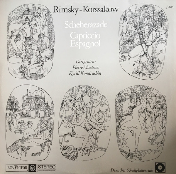 Cover Rimsky-Korssakow* • Pierre Monteux / Kyrill Kondrashin* - Scheherazade / Capriccio Espagnol (LP, Comp, Club) Schallplatten Ankauf