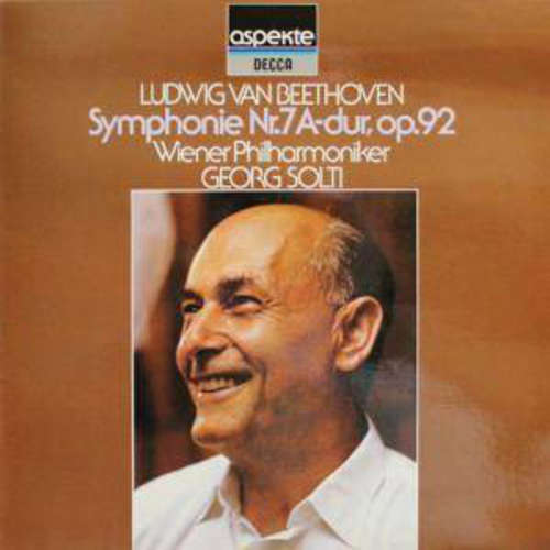 Cover Ludwig van Beethoven, Wiener Philharmoniker, Georg Solti - Symphonie Nr.7 A-dur, Op. 92 (LP, Album, RE) Schallplatten Ankauf