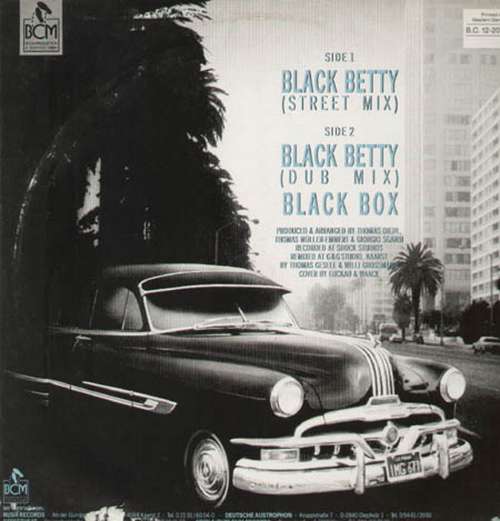 Cover Shock Bros.* - Black Betty (12) Schallplatten Ankauf