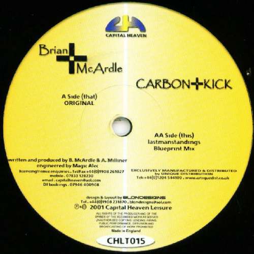 Cover Brian McArdle - Carbon Kick (12) Schallplatten Ankauf