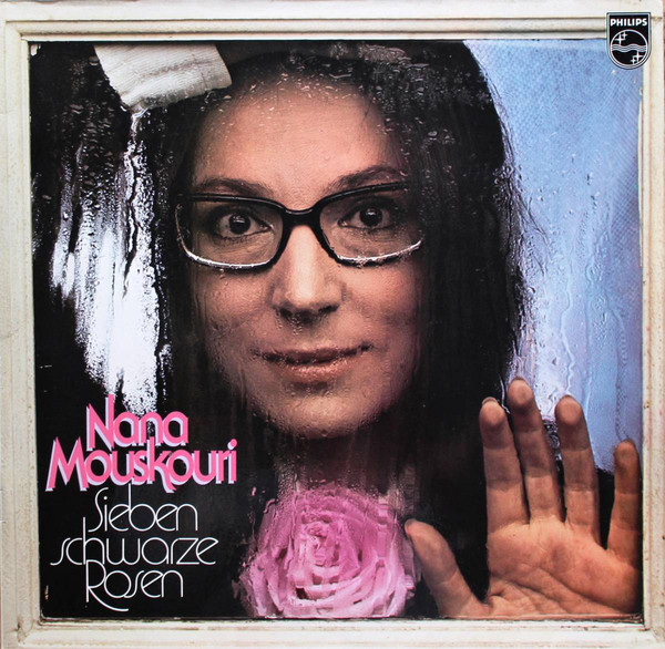 Cover Nana Mouskouri - Sieben Schwarze Rosen (LP, Album) Schallplatten Ankauf