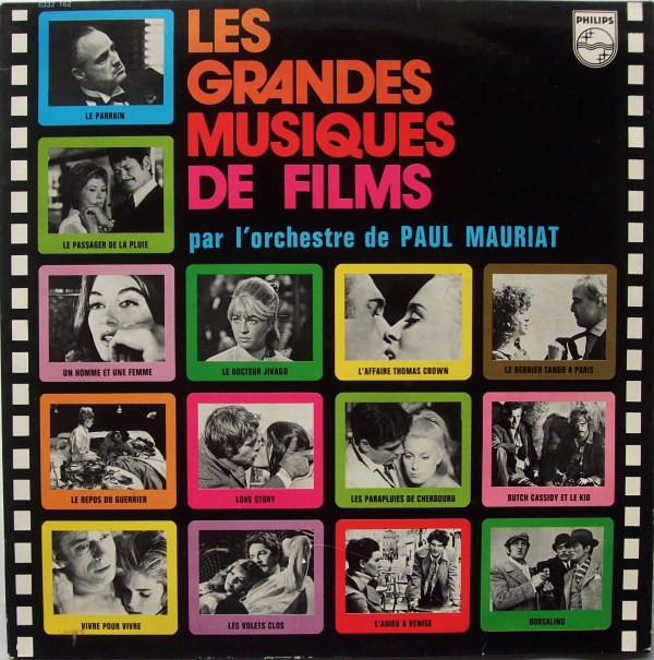 Cover L'Orchestre De Paul Mauriat* - Les Grandes Musiques De Films Par L'Orchestre De Paul Mauriat (LP, Comp, Bla) Schallplatten Ankauf