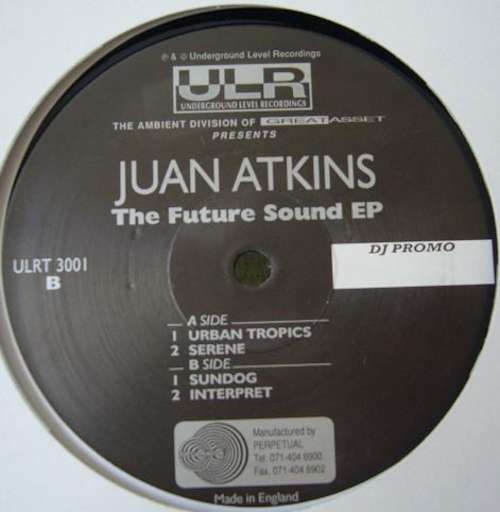 Cover Juan Atkins - The Future Sound EP (12, EP, Promo) Schallplatten Ankauf