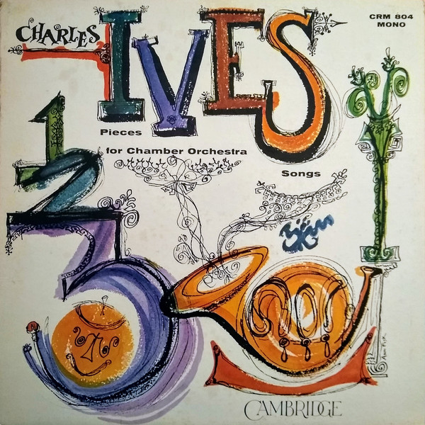 Cover Charles Ives - Pieces For Chamber Orchestra / Songs (LP, Mono) Schallplatten Ankauf