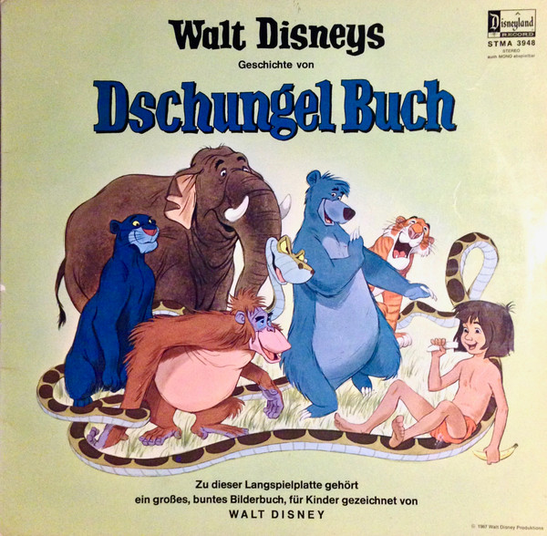 Cover Walt Disney - Dschungel Buch (LP,  Ga) Schallplatten Ankauf