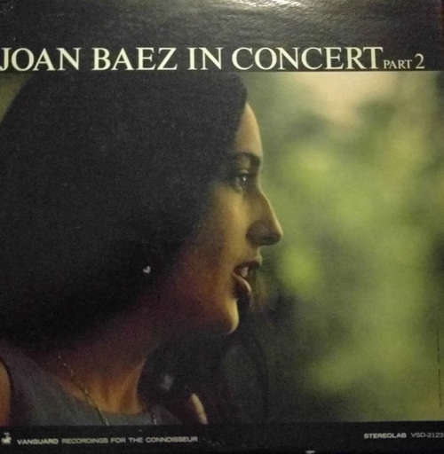Cover Joan Baez - In Concert Part 2 (LP, Album) Schallplatten Ankauf