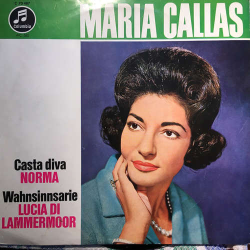 Cover Maria Callas, Vincenzo Bellini, Gaetano Donizetti - Maria Callas - Casta Diva / Wahnsinnsarie (10, RE, blu) Schallplatten Ankauf