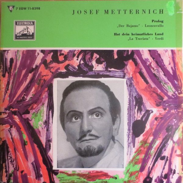 Cover Josef Metternich - Prolog / Hat Dein Heimatliches Land (7, EP) Schallplatten Ankauf