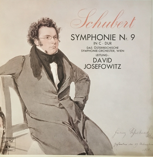 Cover Schubert*, Das Österreichische Symphonie-Orchester, Wien*, David Josefowitz - Symphonie Nr. 9 In C-dur (LP, Syn) Schallplatten Ankauf