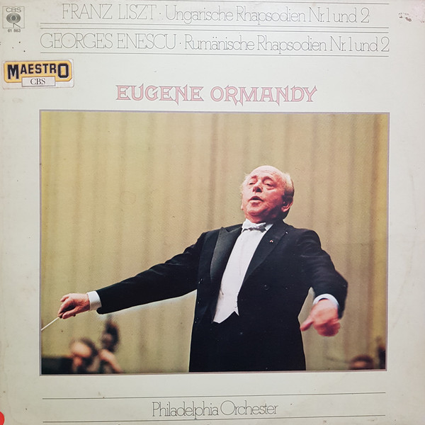 Cover The Philadelphia Orchestra, Eugene Ormandy - Liszt - Enescu (LP) Schallplatten Ankauf