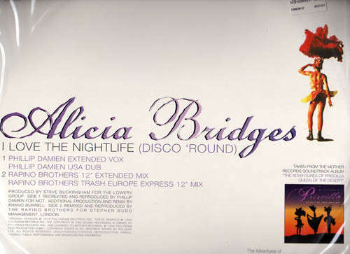 Bild Alicia Bridges - I Love The Nightlife (Disco 'Round) (12, Promo) Schallplatten Ankauf