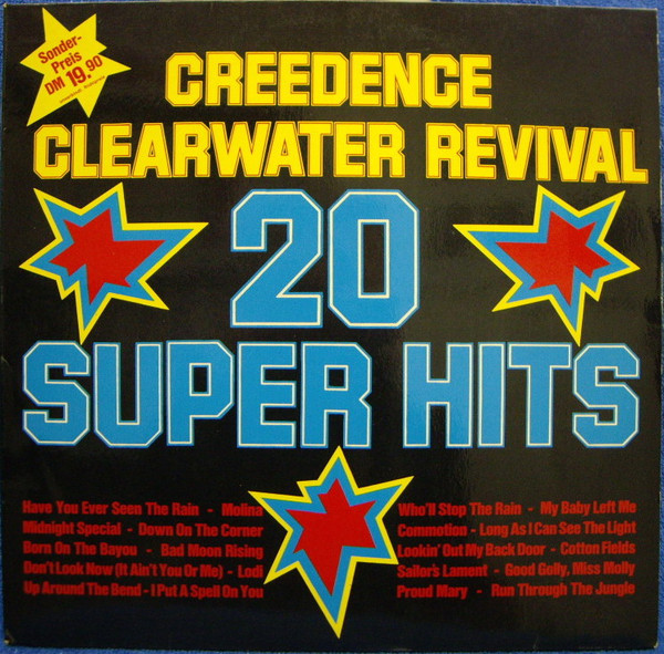 Bild Creedence Clearwater Revival - 20 Super Hits (LP, Comp, RE) Schallplatten Ankauf