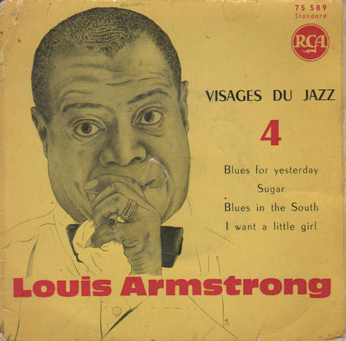 Cover Louis Armstrong - Visages Du Jazz 4 (7, EP) Schallplatten Ankauf