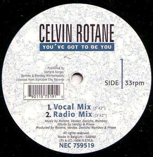 Cover Celvin Rotane - You've Got To Be You (12) Schallplatten Ankauf