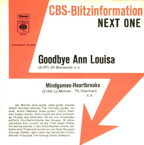 Bild Next One - Goodbye Ann Louisa (7, Promo) Schallplatten Ankauf