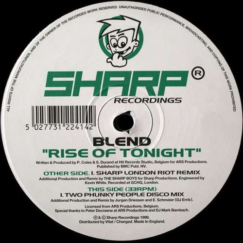 Cover Rise Of Tonight Schallplatten Ankauf