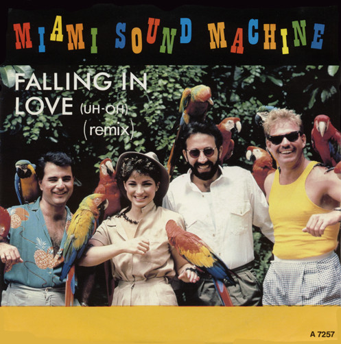 Cover Miami Sound Machine - Falling In Love (Uh-Oh) (Remix) (7, Single) Schallplatten Ankauf