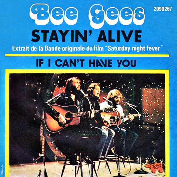 Bild Bee Gees - Stayin' Alive (7, Single) Schallplatten Ankauf