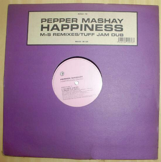Cover Pepper Mashay - Happiness (M+S Remixes / Tuff Jam Dub) (12) Schallplatten Ankauf