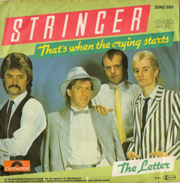 Cover Stringer (4) - That's When The Crying Starts (7) Schallplatten Ankauf