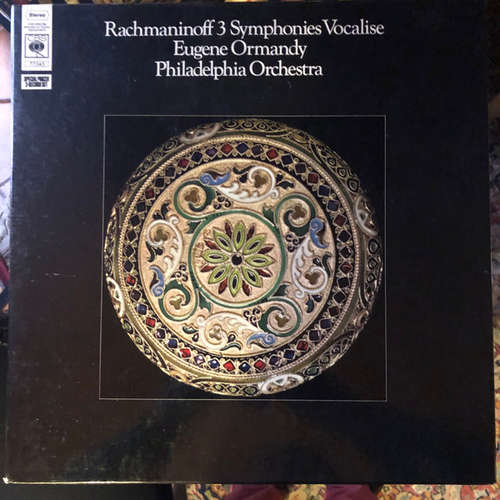 Cover Sergei Rachmaninoff*, Eugene Ormandy - The Three Symphonies And Vocalise (3xLP) Schallplatten Ankauf