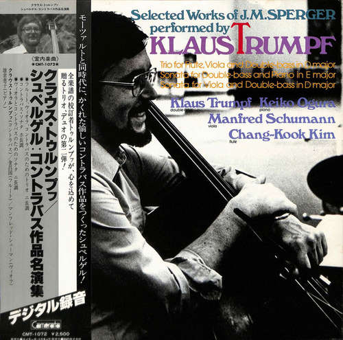 Cover Klaus Trumpf - Selected Works Of J.M.Sperger (LP, Album) Schallplatten Ankauf