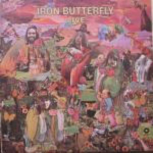 Cover Iron Butterfly - Live (LP, Album) Schallplatten Ankauf