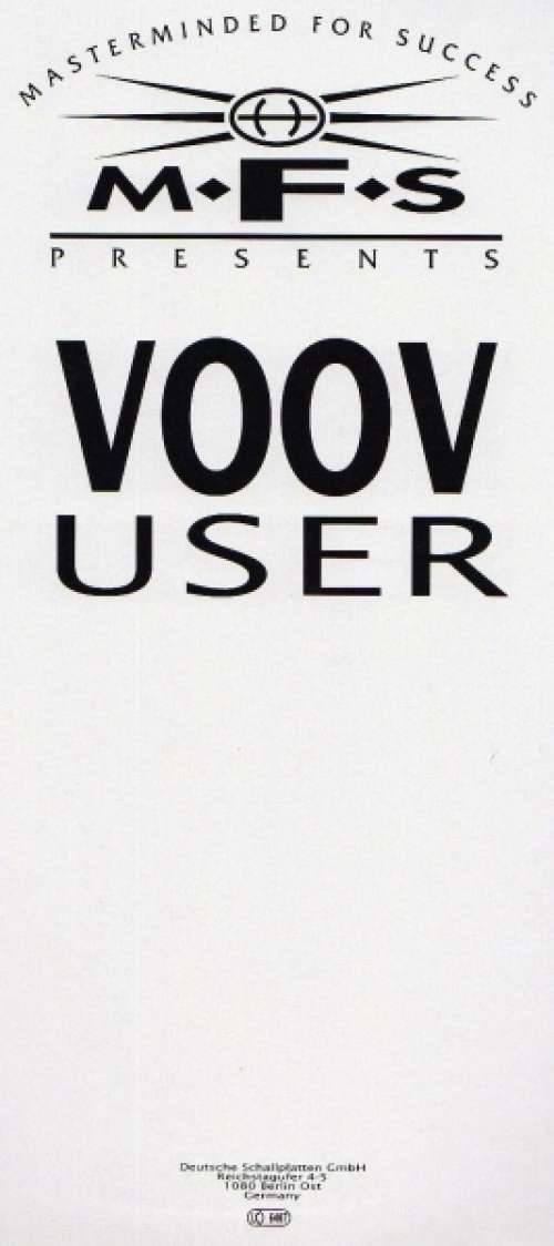 Cover Voov - User (12, Promo) Schallplatten Ankauf