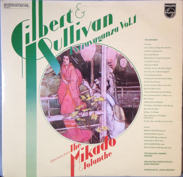 Cover The Michael Sammes Singers* Conducted By John Gregory - Gilbert And Sullivan Extravaganza Vol. 1 (2xLP, RE) Schallplatten Ankauf