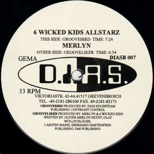 Cover 6 Wicked Kids Allstarz / Merlyn* - Groovebird / Grooveliker (12) Schallplatten Ankauf