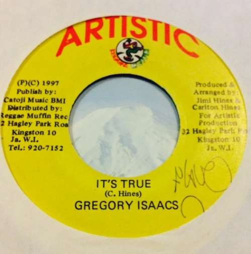 Cover Gregory Isaacs - It's True (7) Schallplatten Ankauf