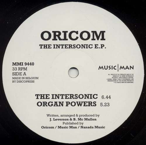 Cover Oricom* - The Intersonic E.P. (12, EP) Schallplatten Ankauf
