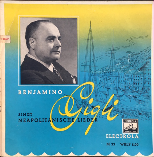 Cover Beniamino Gigli - Neapolitanische Lieder (10, Mono) Schallplatten Ankauf