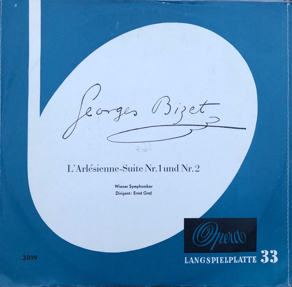 Cover Ernst Graf, Wiener Symphoniker - Georges Bizet - L'Arlésienne-Suite Nr.1 Und Nr.2 (10, Mono) Schallplatten Ankauf
