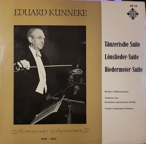 Cover Eduard Künneke, Berliner Philharmoniker, Grosses Symphonie-Orchester, Orchester Des Deutschen Opernhauses - Eduard Kunneke (LP, Mono) Schallplatten Ankauf