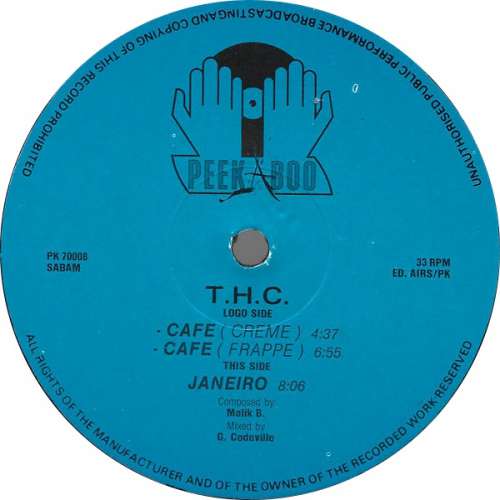 Cover THC - Cafe (12) Schallplatten Ankauf