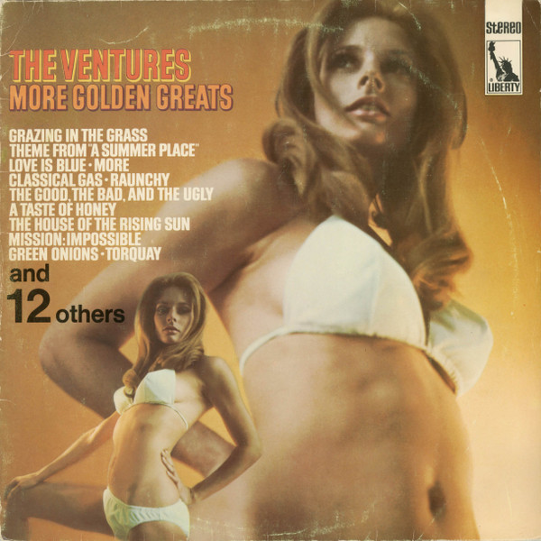 Cover The Ventures - More Golden Greats (2xLP, Comp, RE, RP, Gat) Schallplatten Ankauf