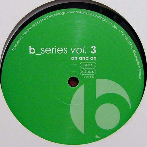 Cover Steve Bug - B Series Vol. 3 (12) Schallplatten Ankauf