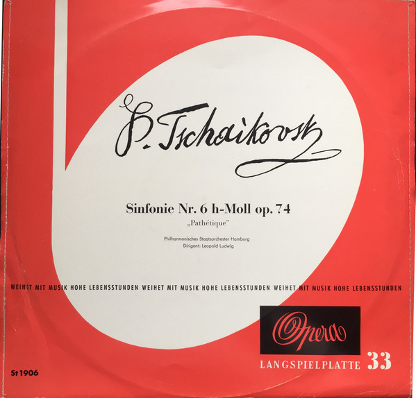 Cover Peter I. Tchaikowsky* - Sinfonie Nr. 6 H-Moll Op.74 ( Pathétique ) (LP, Album) Schallplatten Ankauf