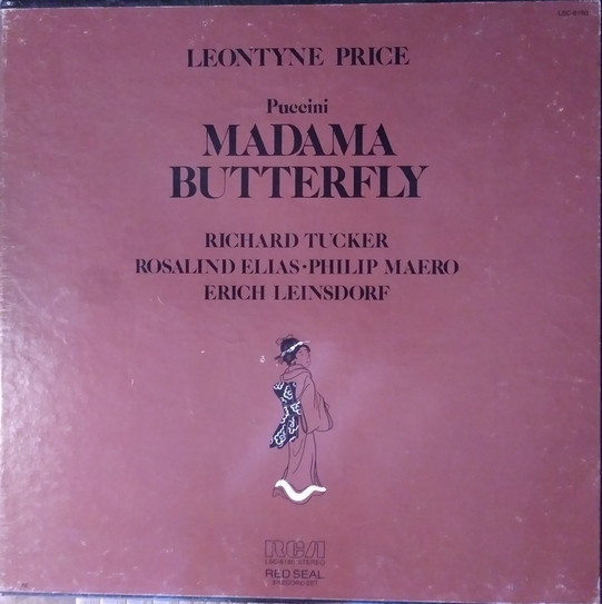 Cover Puccini* - Leontyne Price - Richard Tucker (2) - Rosalind Elias - Philip Maero - Erich Leinsdorf - Madama Butterfly (3xLP, RE + Box) Schallplatten Ankauf