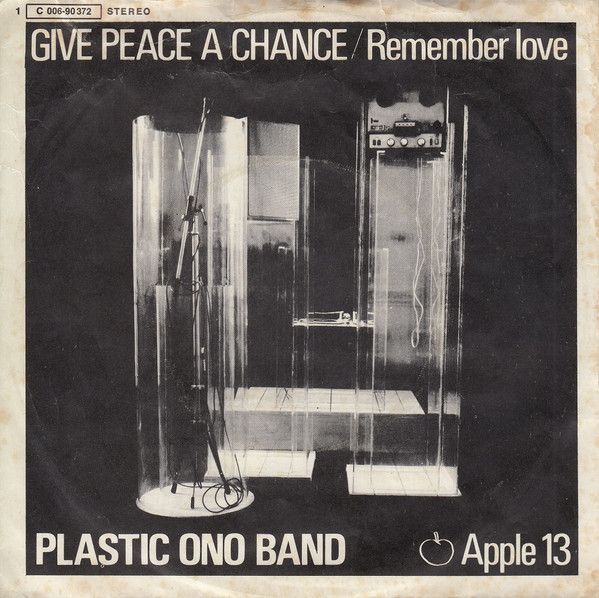 Cover Plastic Ono Band* - Give Peace A Chance (7, Single, M/Print) Schallplatten Ankauf