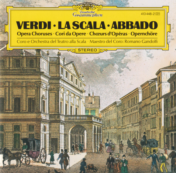 Cover Verdi* · La Scala* · Abbado* - Opernchöre · Opera Choruses · Choeurs D’Opera (CD, Album, RE) Schallplatten Ankauf