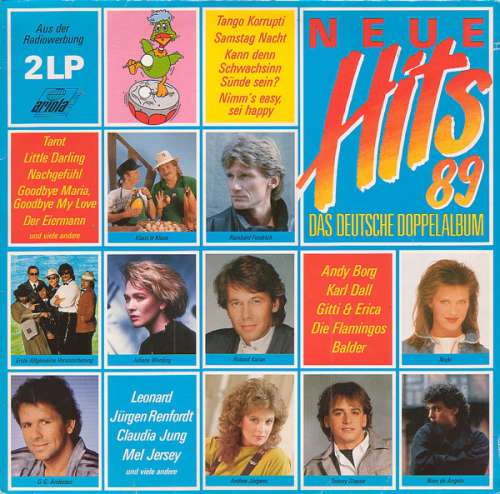 Cover zu Various - Neue Hits '89 - Das Deutsche Doppelalbum (2xLP, Comp) Schallplatten Ankauf
